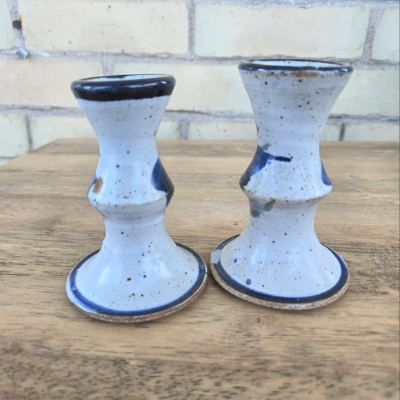 Hand Crafted Pottery Candle Sticks - Picture 9 of 9
